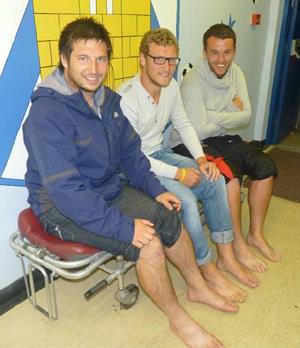 Ryan’s a great help at the Conygar Bridge Meadow Stadium